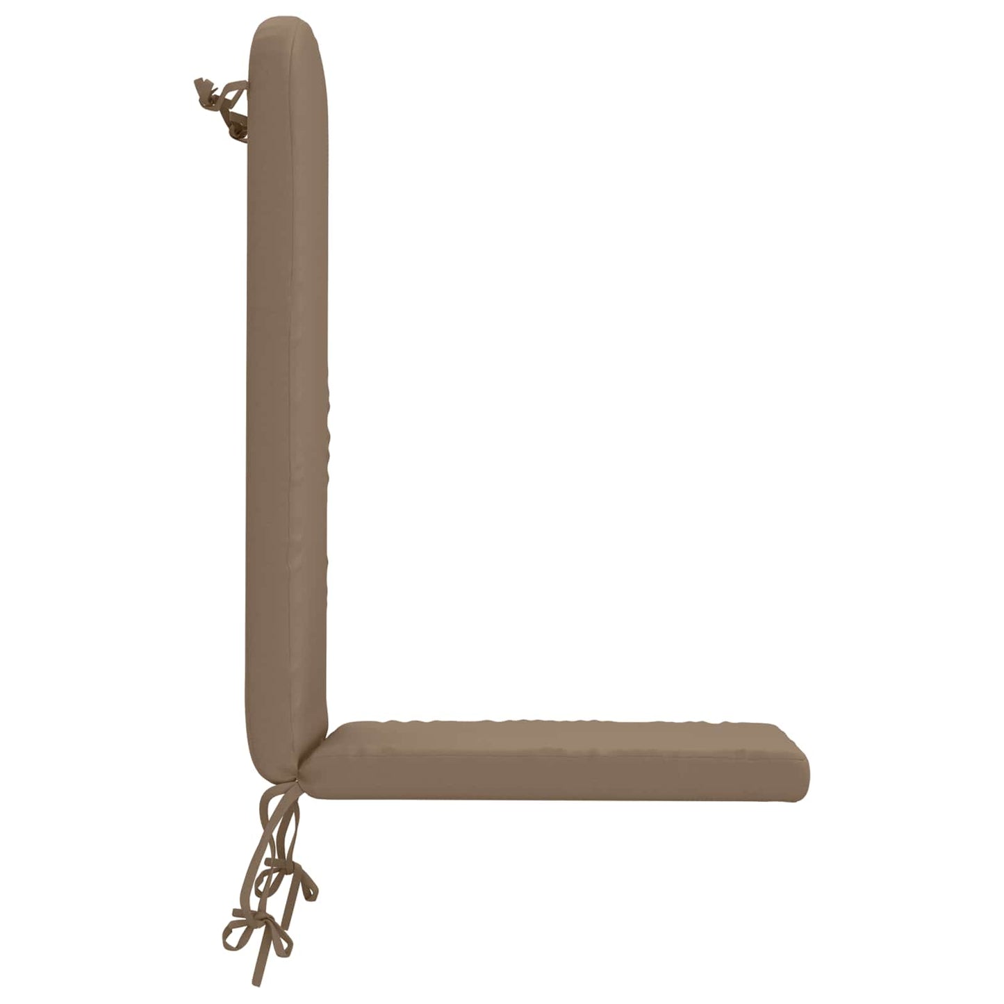 Sun Lounger Cushion GEMERT 100% Polyester Taupe 47 x 131 x 5 cm
