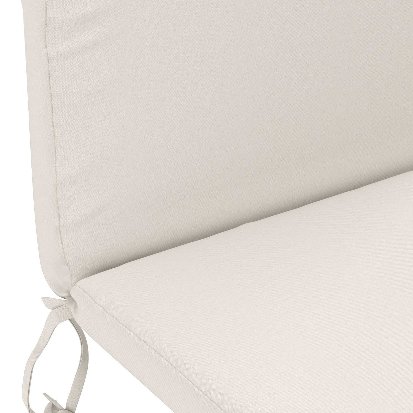 Sun Lounger Cushion GEMERT 100% Polyester White 47 x 131 x 5 cm