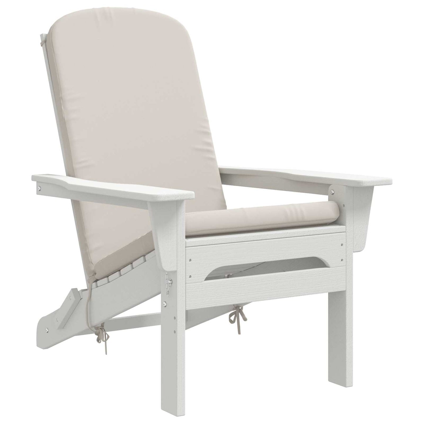 Sun Lounger Cushion GEMERT 100% Polyester White 47 x 131 x 5 cm