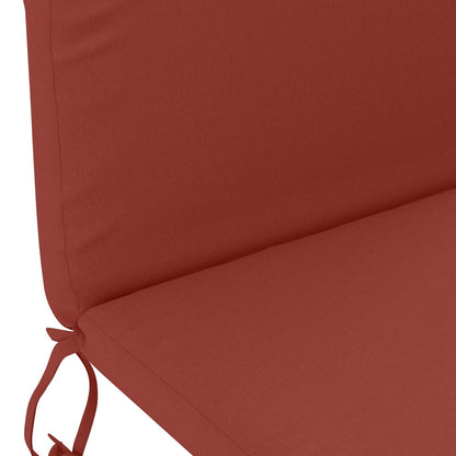 Sun Lounger Cushion GEMERT 100% Polyester Red 47 x 131 x 5 cm