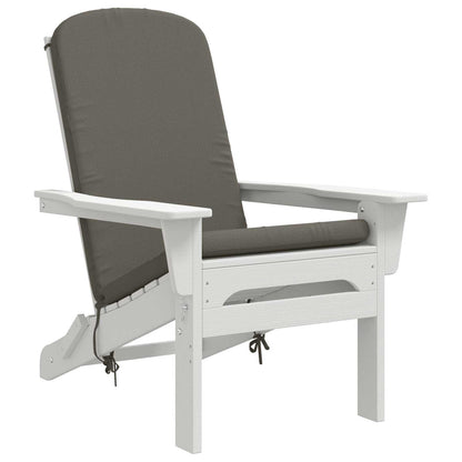 Sun Lounger Cushion GEMERT 100% Polyester Grey 47 x 131 x 5 cm