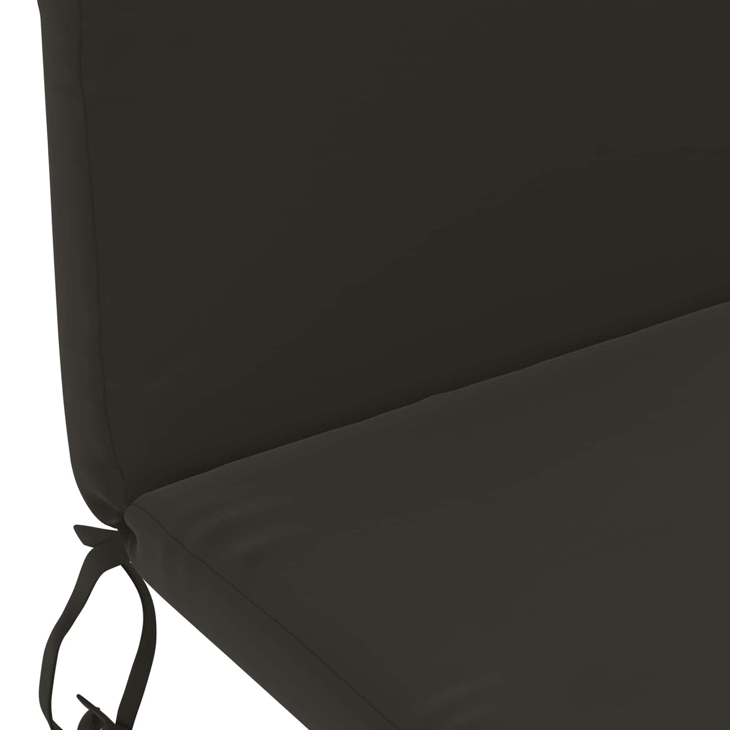 Sun Lounger Cushion GEMERT 100% Polyester Black 47 x 131 x 5 cm
