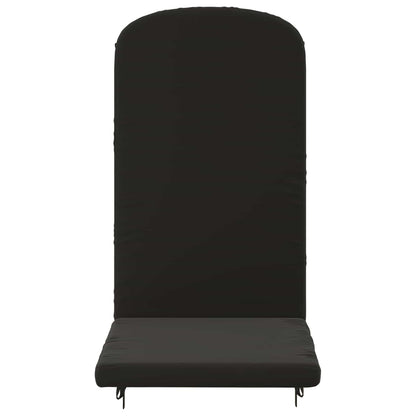 Sun Lounger Cushion GEMERT 100% Polyester Black 47 x 131 x 5 cm