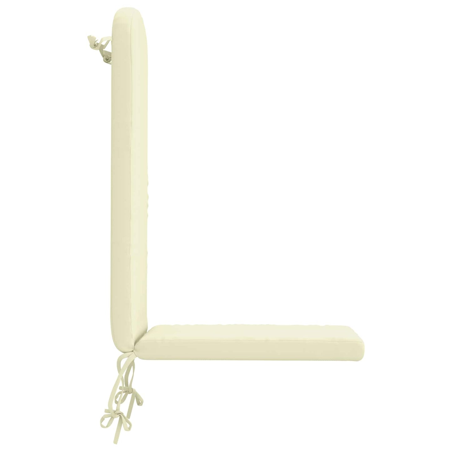 Sun Lounger Cushion GEMERT 100% Polyester Cream 47 x 131 x 5 cm