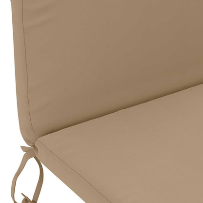 Sun Lounger Cushion GEMERT 100% Polyester Taupe 47 x 131 x 5 cm