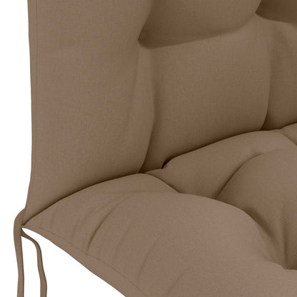 Sun Lounger Cushion PUTTEN 100% Polyester Taupe