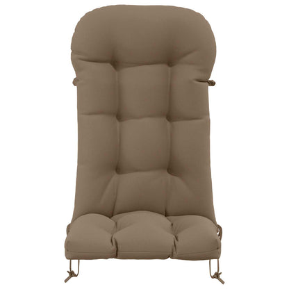 Sun Lounger Cushion PUTTEN 100% Polyester Taupe
