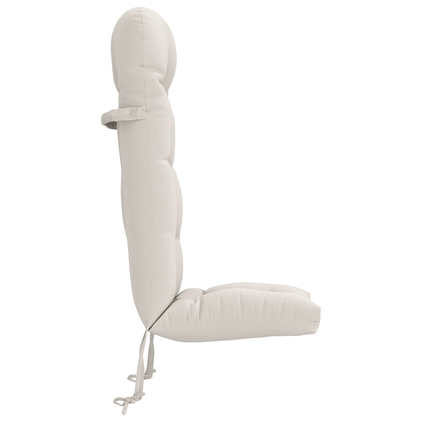 Sun Lounger Cushion PUTTEN 100% Polyester White