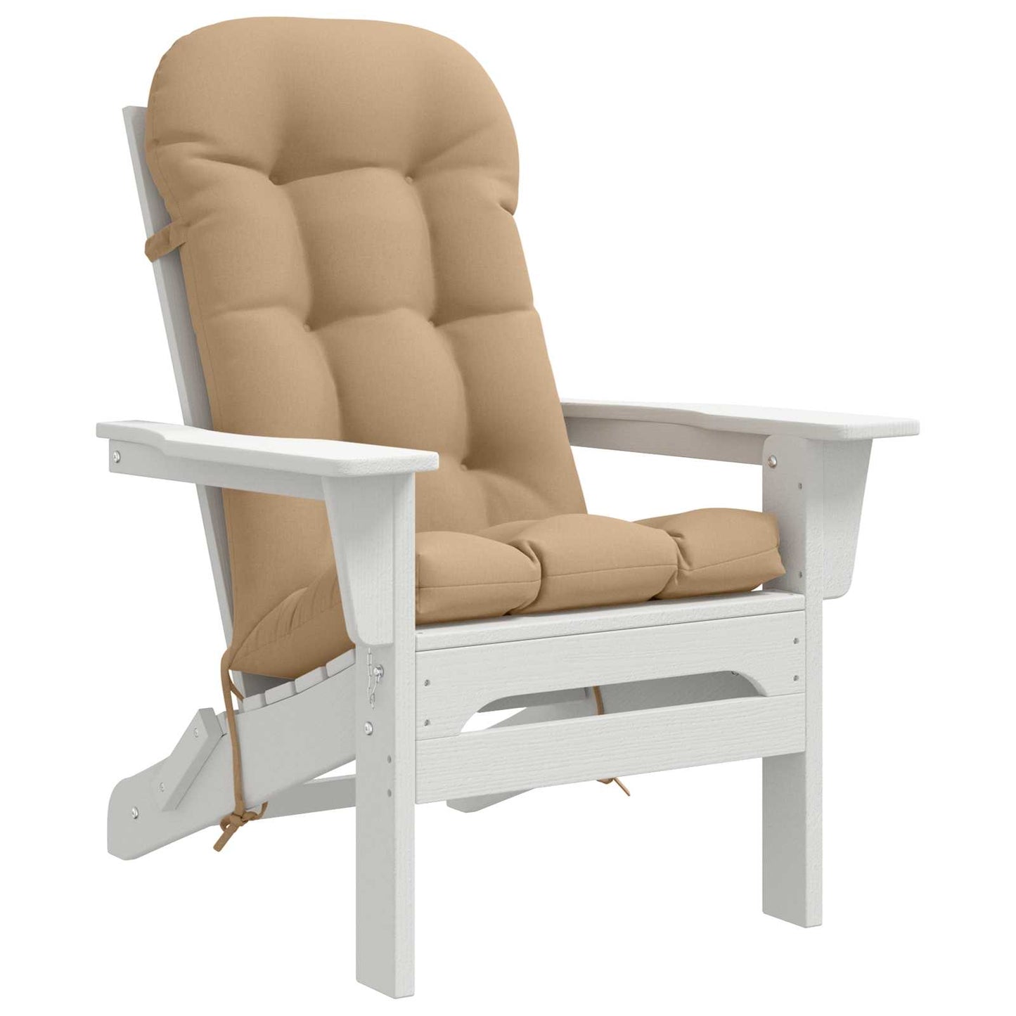 Sun Lounger Cushion PUTTEN 100% Polyester Sand 48 x 112 x 10 cm