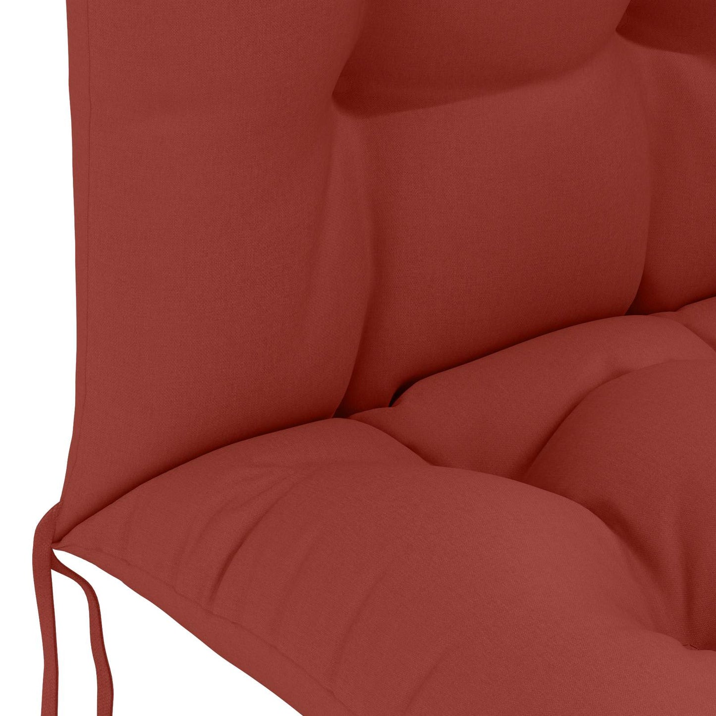 Sun Lounger Cushion PUTTEN 100% Polyester Red 48 x 112 x 10 cm