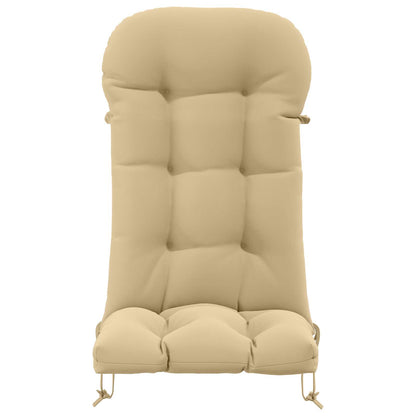 Sun Lounger Cushion PUTTEN 100% Polyester Beige