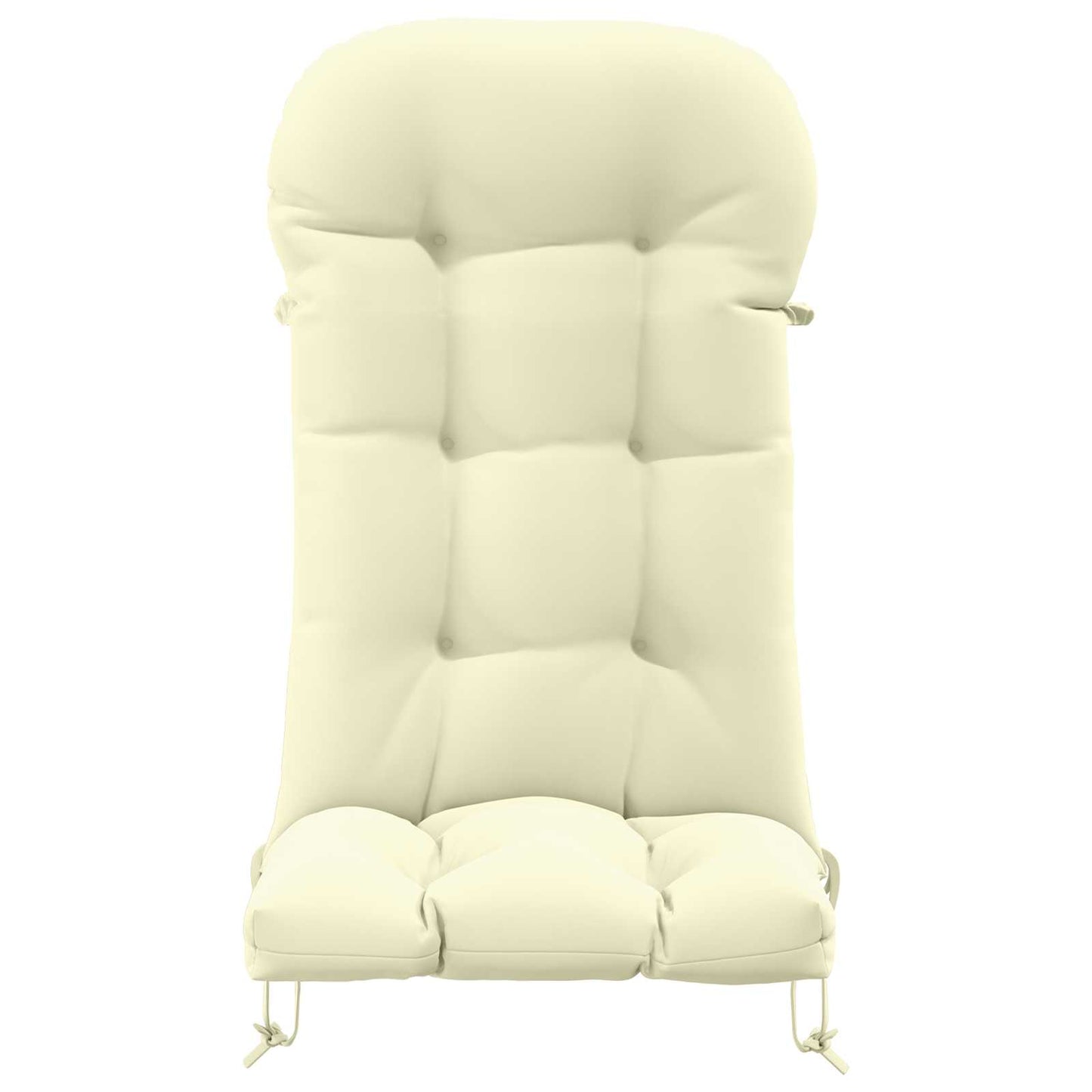 Sun Lounger Cushion PUTTEN 100% Polyester Cream