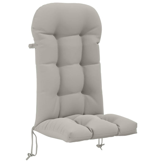Sun Lounger Cushion PUTTEN 100% Polyester Grey 48 x 112 x 10 cm