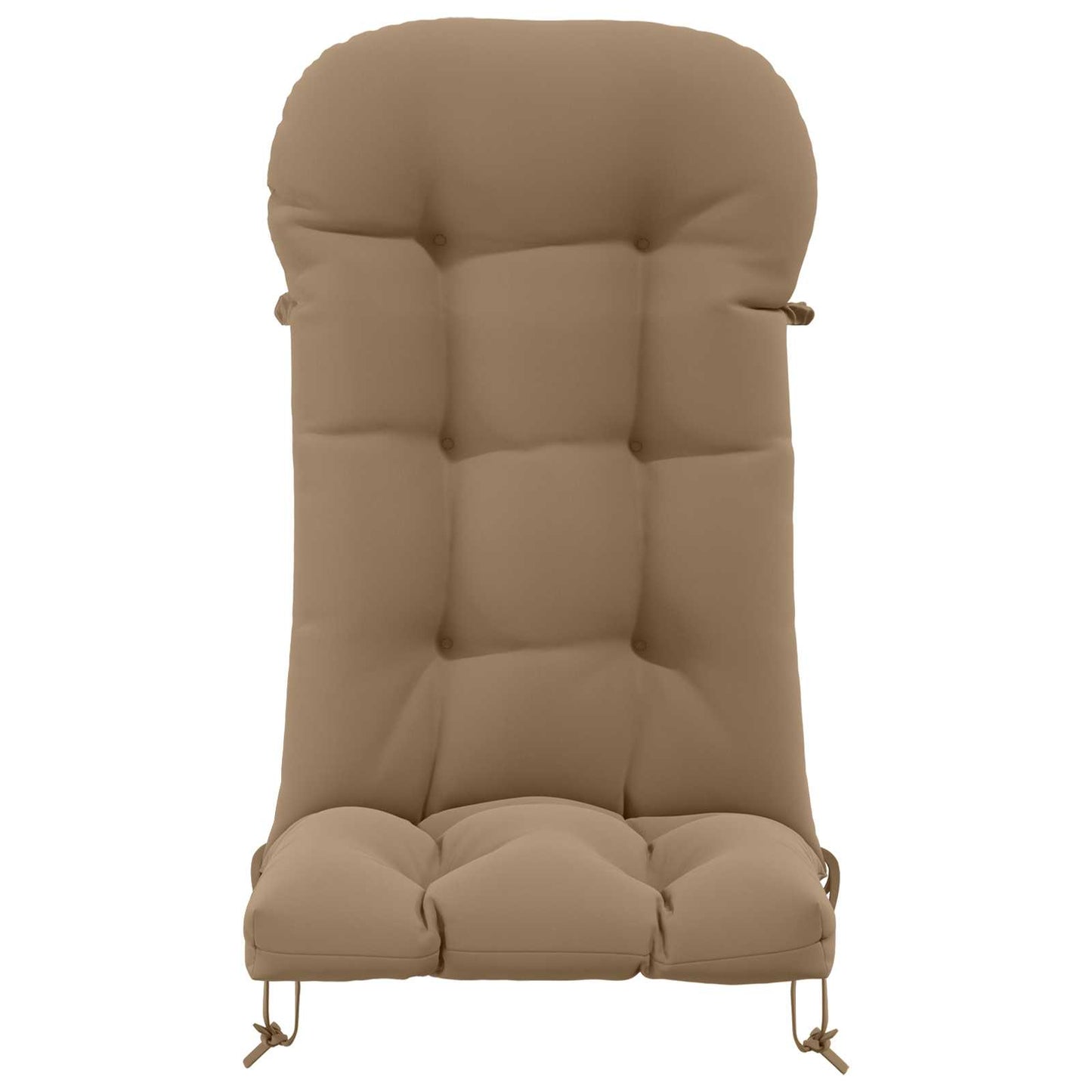 Sun Lounger Cushion PUTTEN 100% Polyester Taupe