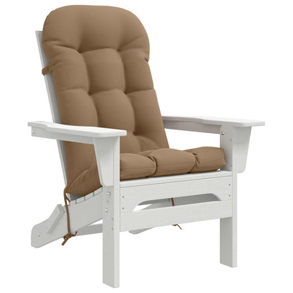Sun Lounger Cushion PUTTEN 100% Polyester Taupe