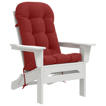 Sun Lounger Cushion PUTTEN 100% Polyester Wine Red
