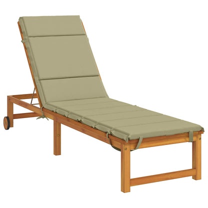 Sunlounger Cushion GEMERT 100% Polyester Light Green