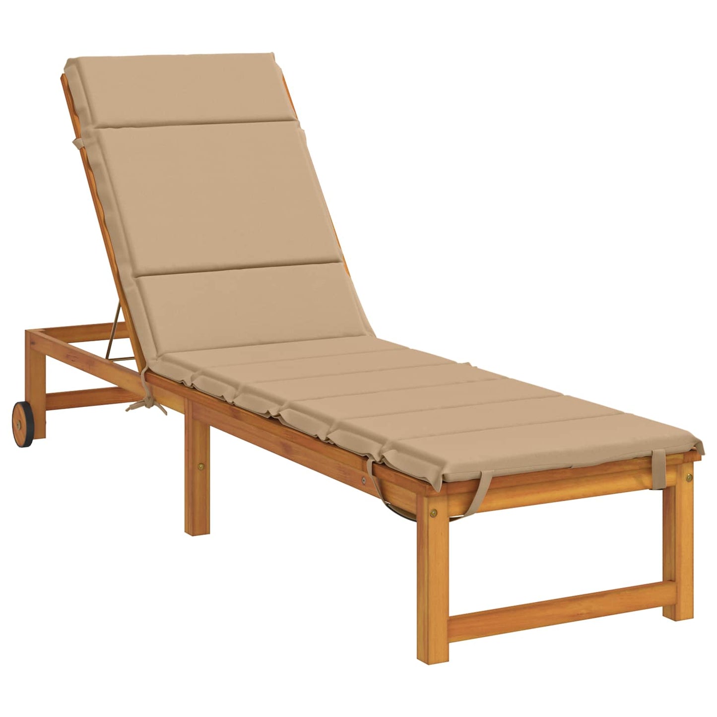 Sunlounger Cushion GEMERT 100% Polyester Sand 200 x 50 x 3 cm
