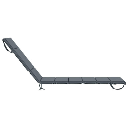 Sunlounger Cushion GEMERT 100% Polyester Blue 200 x 50 x 3 cm
