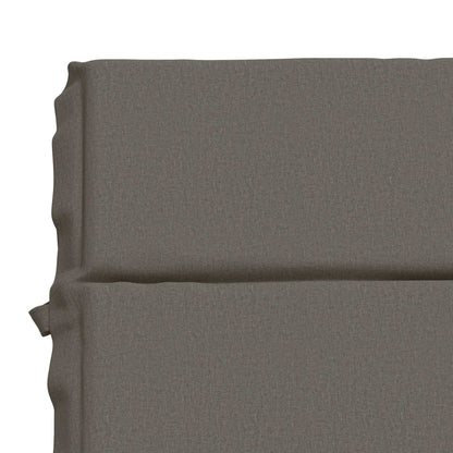 Sunlounger Cushion GEMERT 100% Polyester Grey 200 x 50 x 3 cm