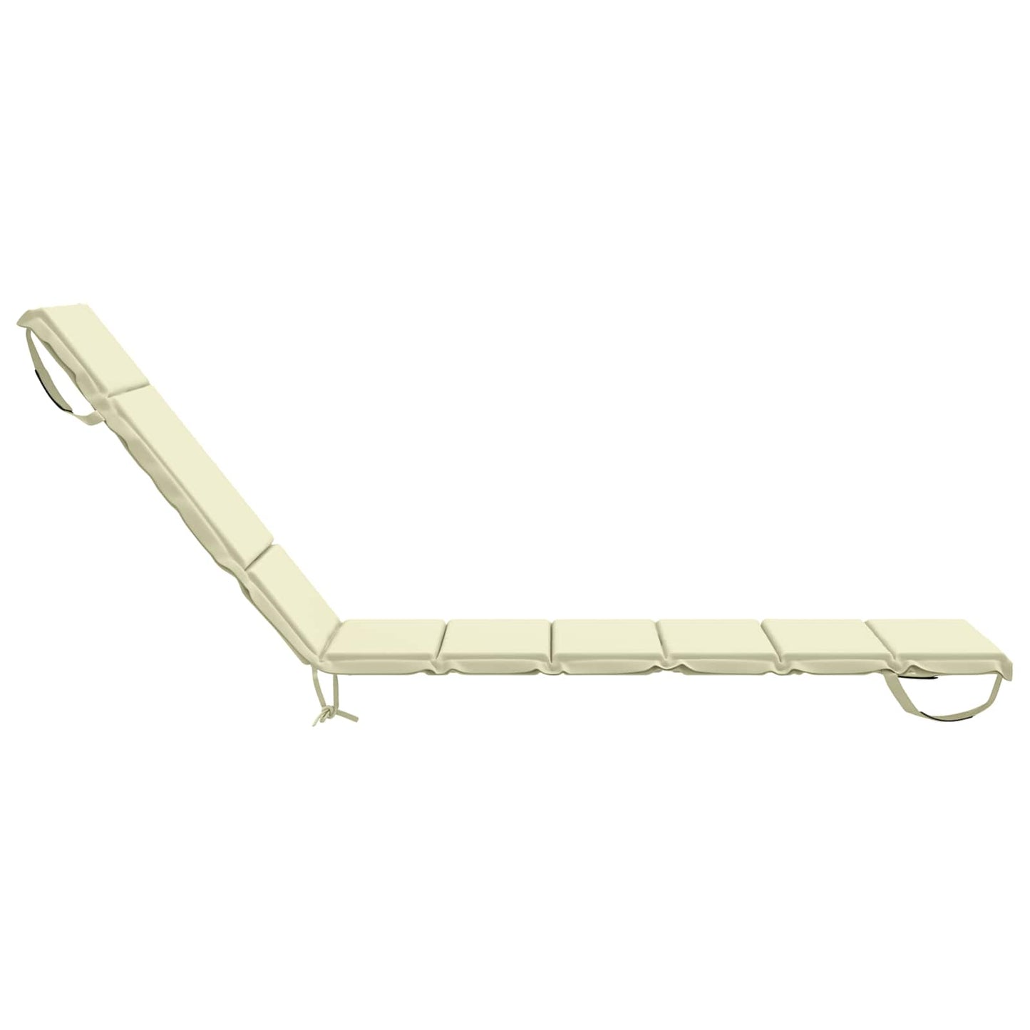 Sunlounger Cushion GEMERT 100% Polyester Cream 200 x 50 x 3 cm