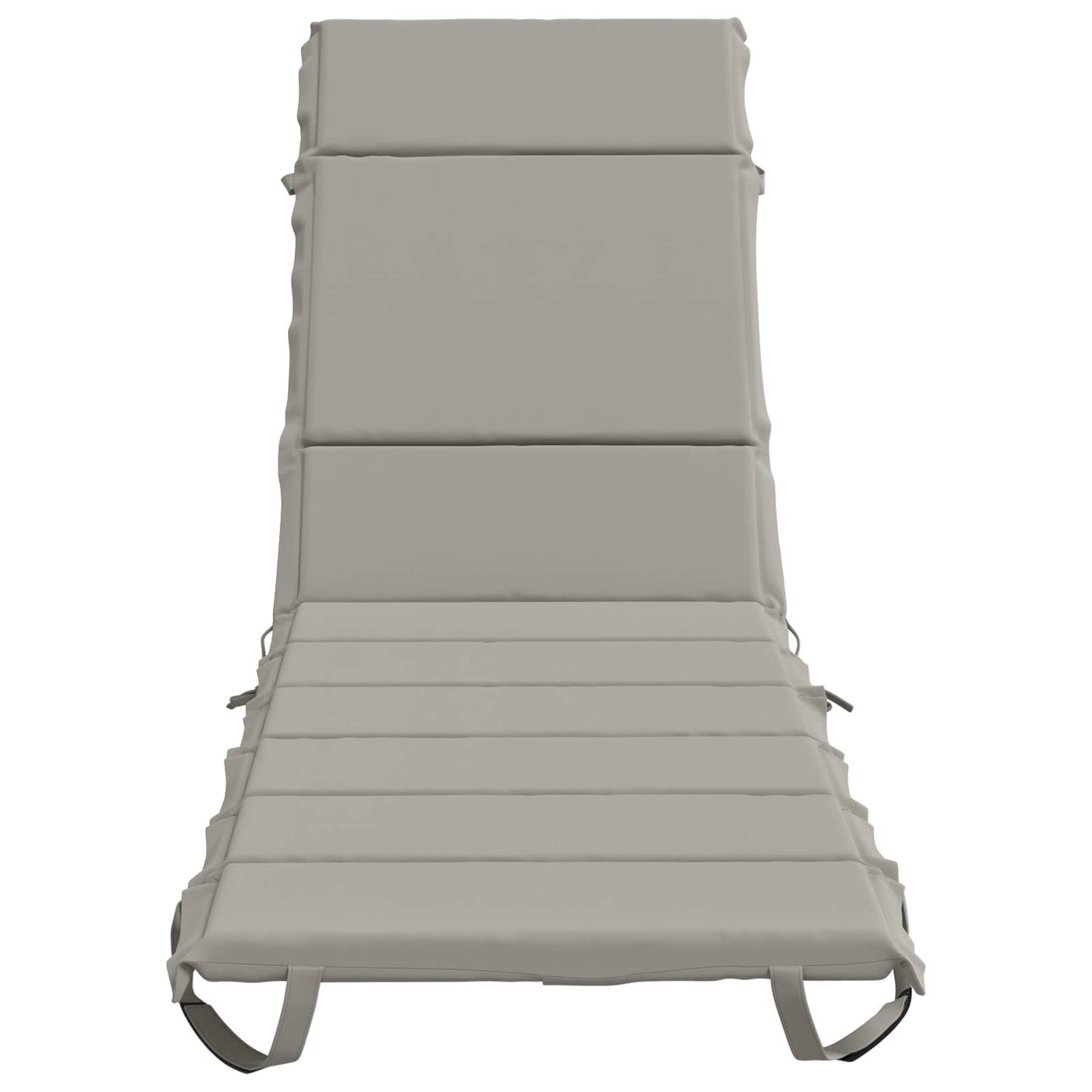 Sunlounger Cushion GEMERT 100% Polyester Grey 200 x 50 x 3 cm