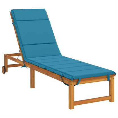 Sunlounger Cushion GEMERT 100% Polyester Light Blue