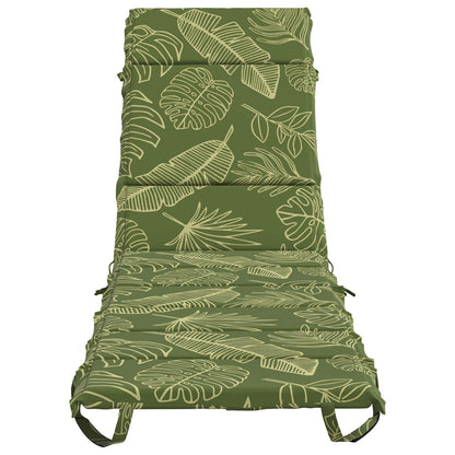 Sunlounger Cushion GEMERT 100% Polyester Leaf Design