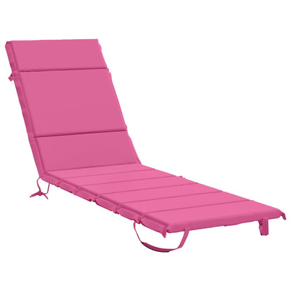 Sunlounger Cushion GEMERT 100% Polyester Pink 200 x 50 x 3 cm
