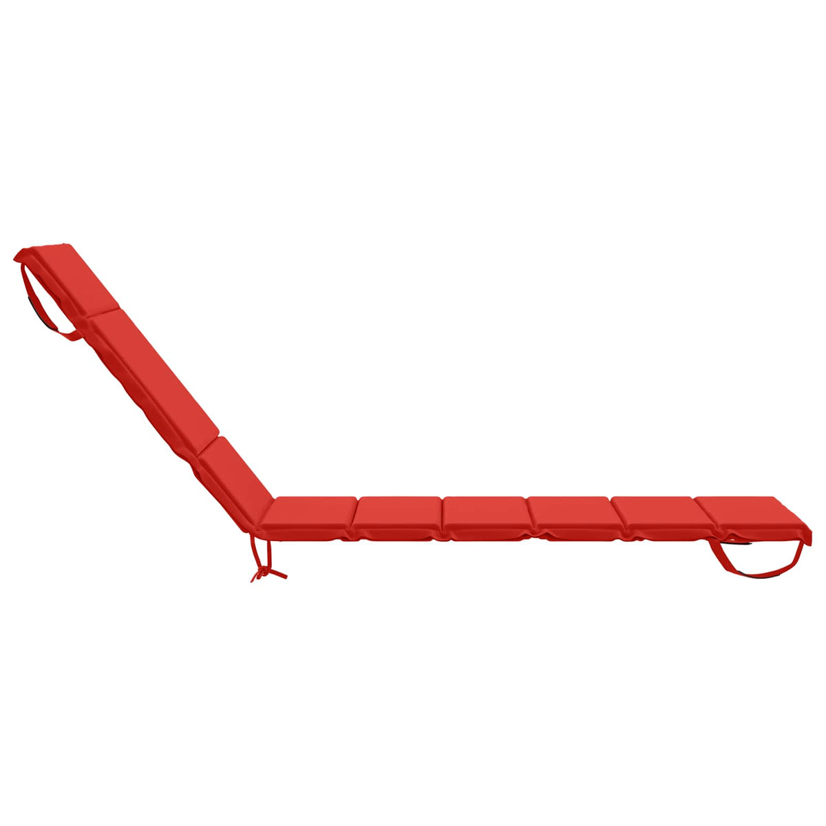 Sunlounger Cushion GEMERT 100% Polyester Red 200 x 50 x 3 cm