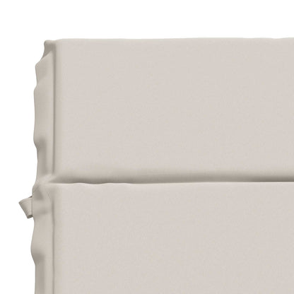 Sunlounger Cushion GEMERT 100% Polyester White 200 x 55 x 3 cm