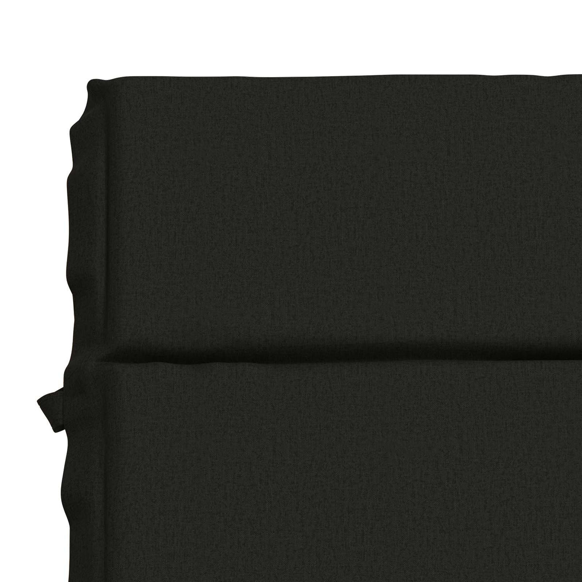 Sunlounger Cushion GEMERT 100% Polyester Black 200 x 55 x 3 cm
