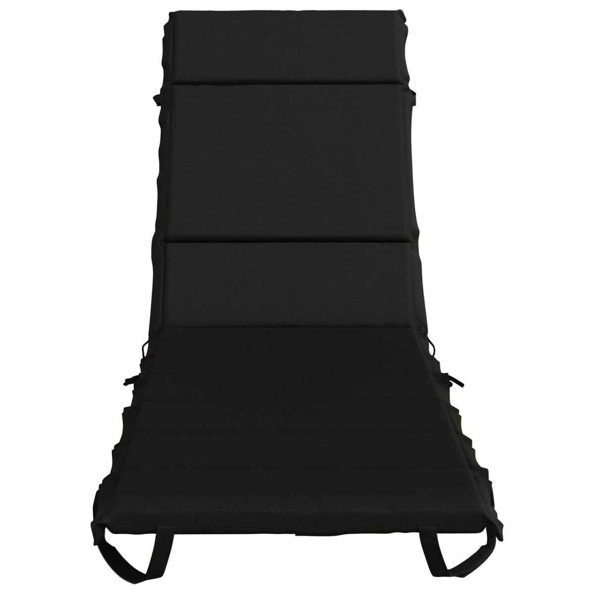 Sunlounger Cushion GEMERT 100% Polyester Black 200 x 55 x 3 cm