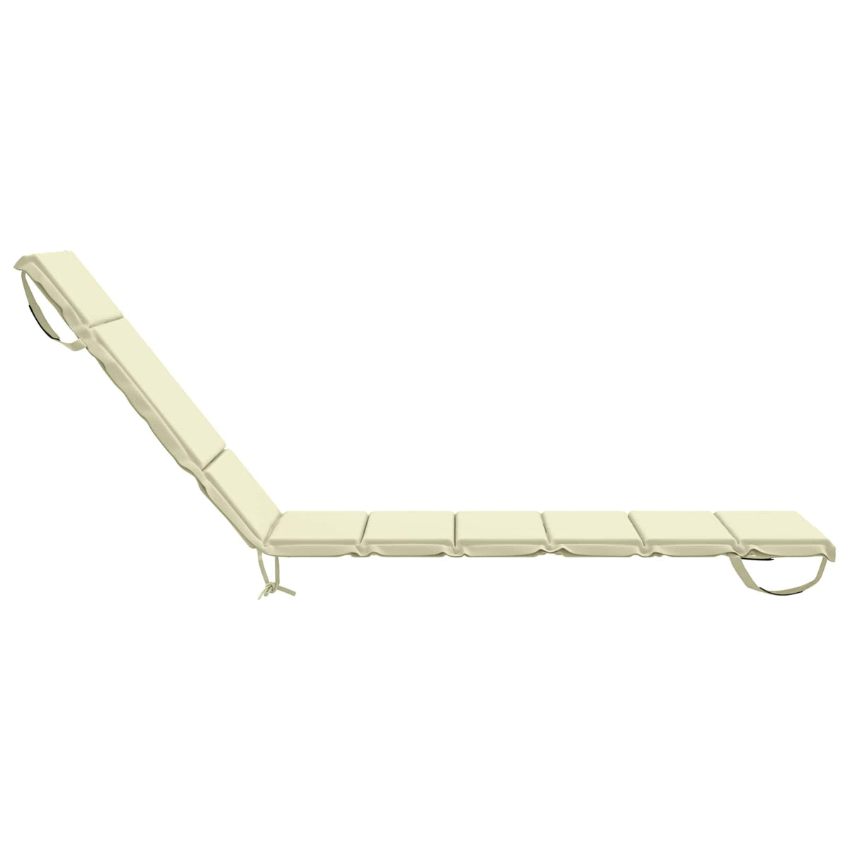 Sunlounger Cushion GEMERT 100% Polyester Cream 200 x 55 x 3 cm