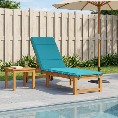 Sunlounger Cushion GEMERT 100% Polyester Turquoise
