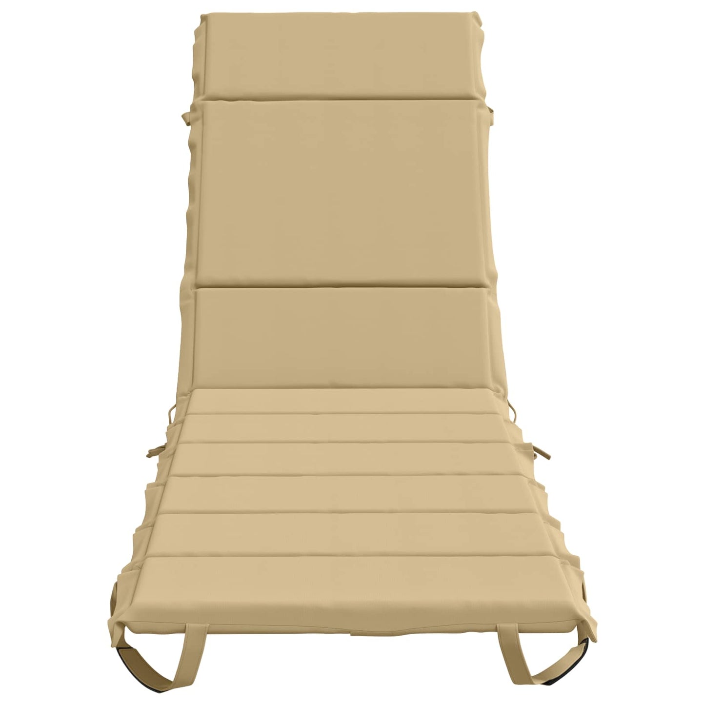 Sunlounger Cushion GEMERT 100% Polyester Beige 200 x 60 x 3 cm