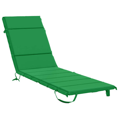 Sunlounger Cushion GEMERT 100% Polyester Green 200 x 60 x 3 cm