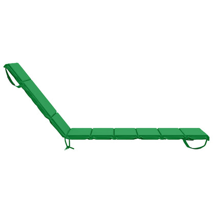 Sunlounger Cushion GEMERT 100% Polyester Green 200 x 60 x 3 cm