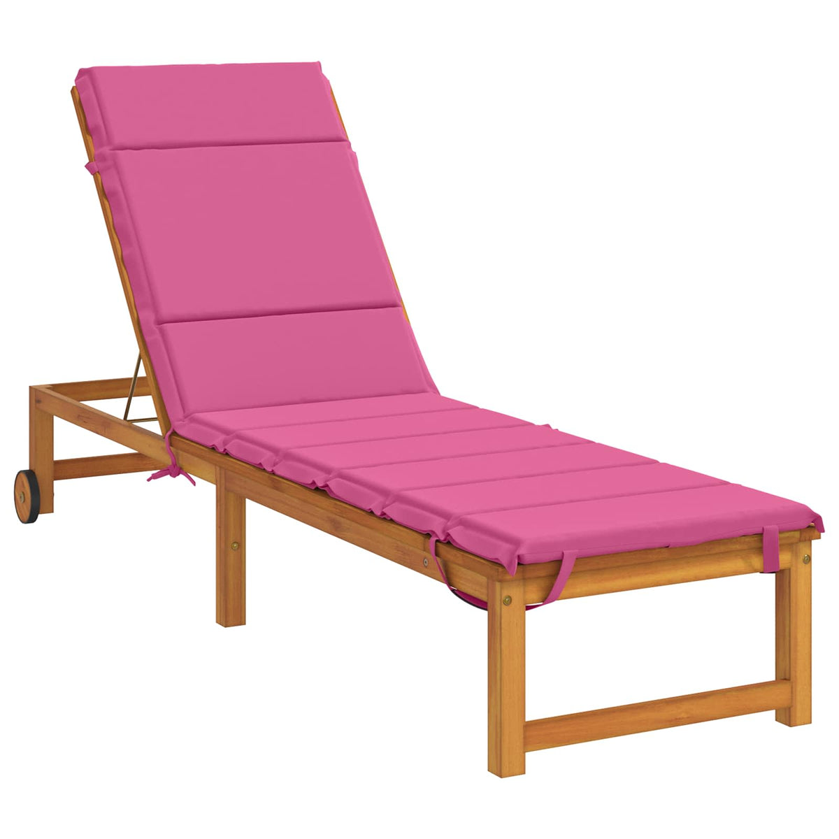 Sunlounger Cushion GEMERT 100% Polyester Pink 200 x 60 x 3 cm
