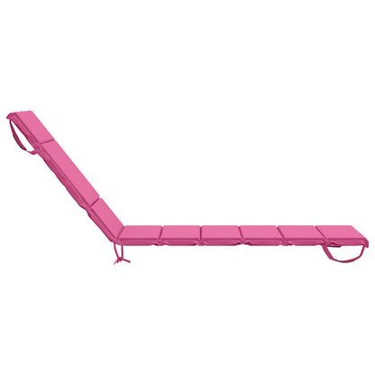 Sunlounger Cushion GEMERT 100% Polyester Pink 200 x 60 x 3 cm