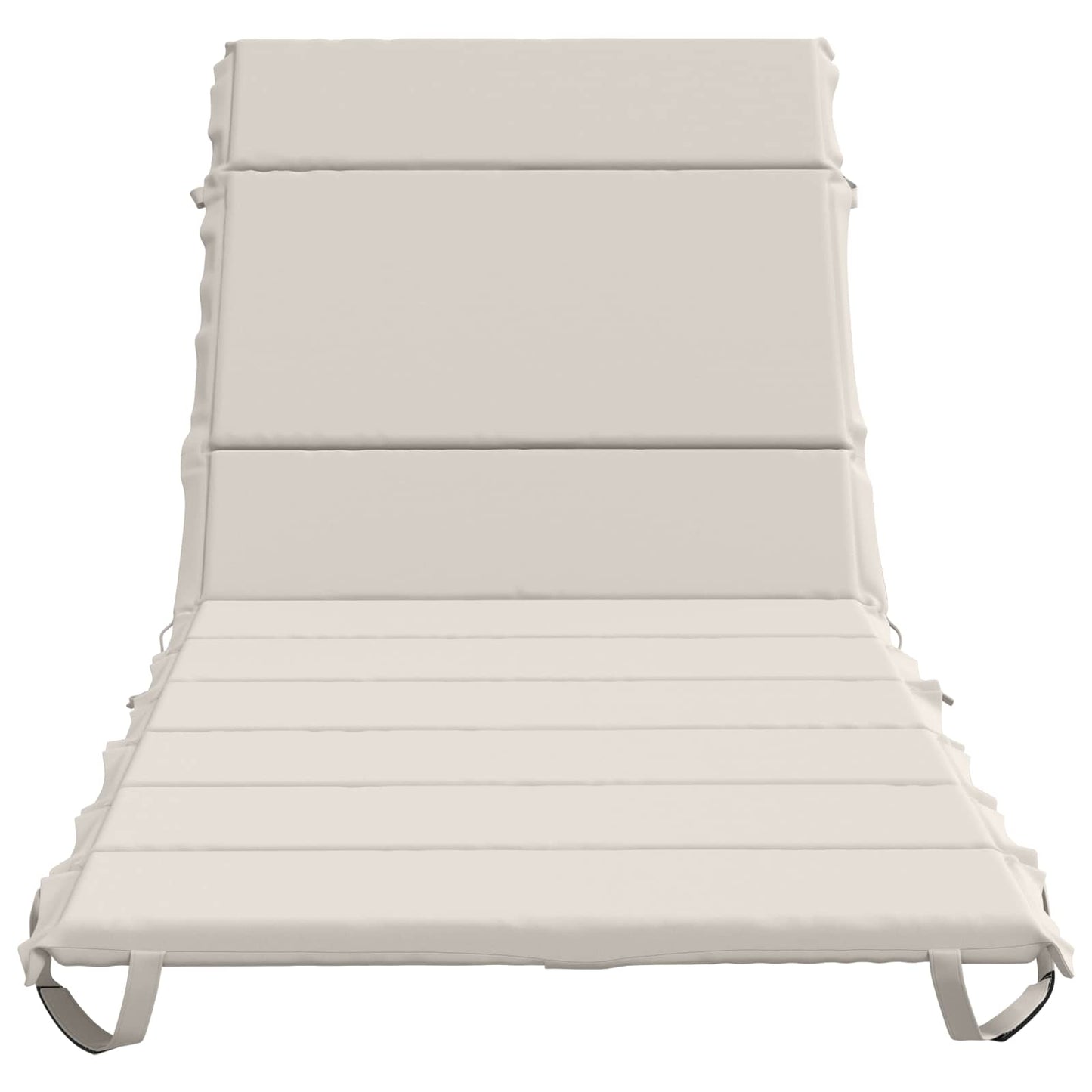 Sunlounger Cushion GEMERT 100% Polyester White 200 x 70 x 3 cm