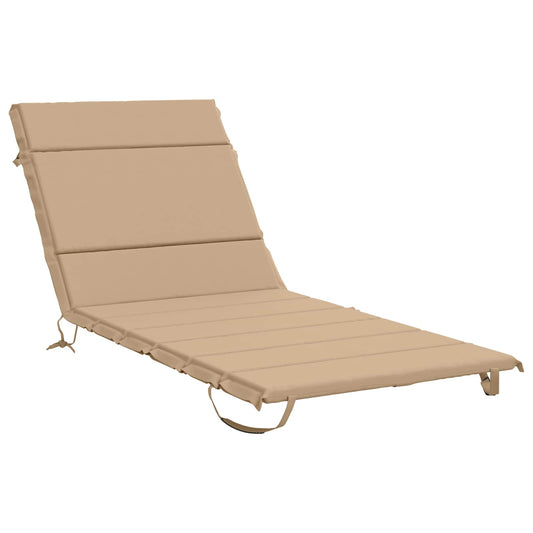 Sunlounger Cushion GEMERT 100% Polyester Sand 200 x 70 x 3 cm