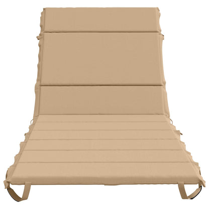 Sunlounger Cushion GEMERT 100% Polyester Sand 200 x 70 x 3 cm