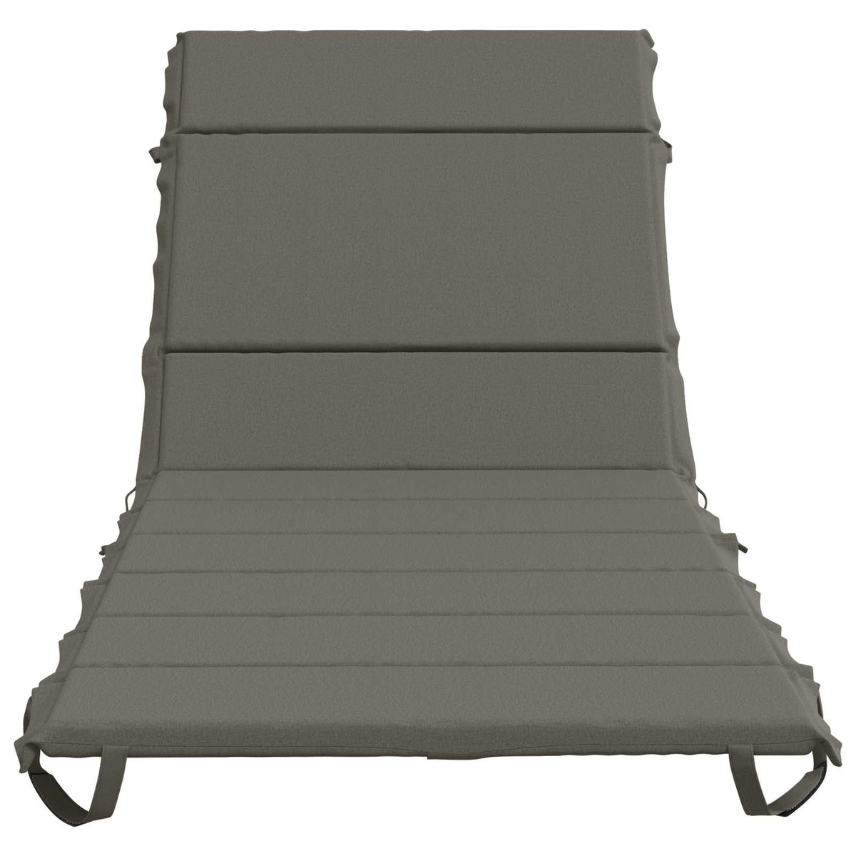 Sunlounger Cushion GEMERT 100% Polyester Grey 200 x 70 x 3 cm
