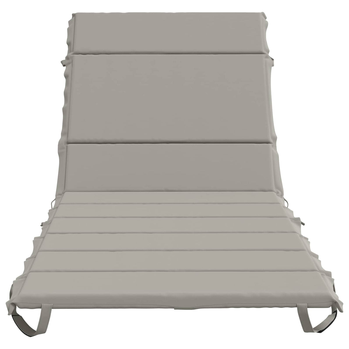 Sunlounger Cushion GEMERT 100% Polyester Grey 200 x 70 x 3 cm