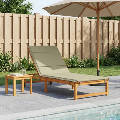 Sunlounger Cushion GEMERT 100% Polyester Light Green