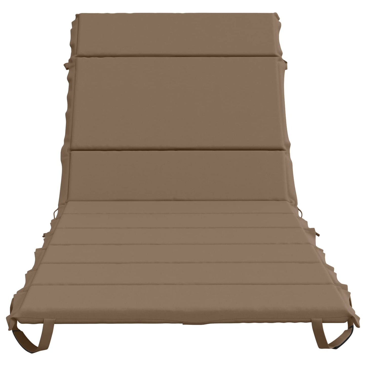 Sunlounger Cushion GEMERT 100% Polyester Taupe 200 x 80 x 3 cm
