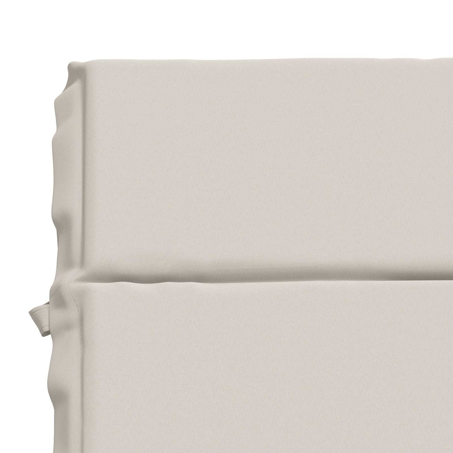 Sunlounger Cushion GEMERT 100% Polyester White 200 x 80 x 3 cm