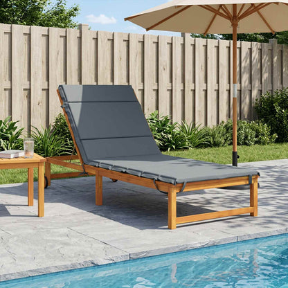 Sunlounger Cushion GEMERT 100% Polyester Blue 200 x 70 x 3 cm