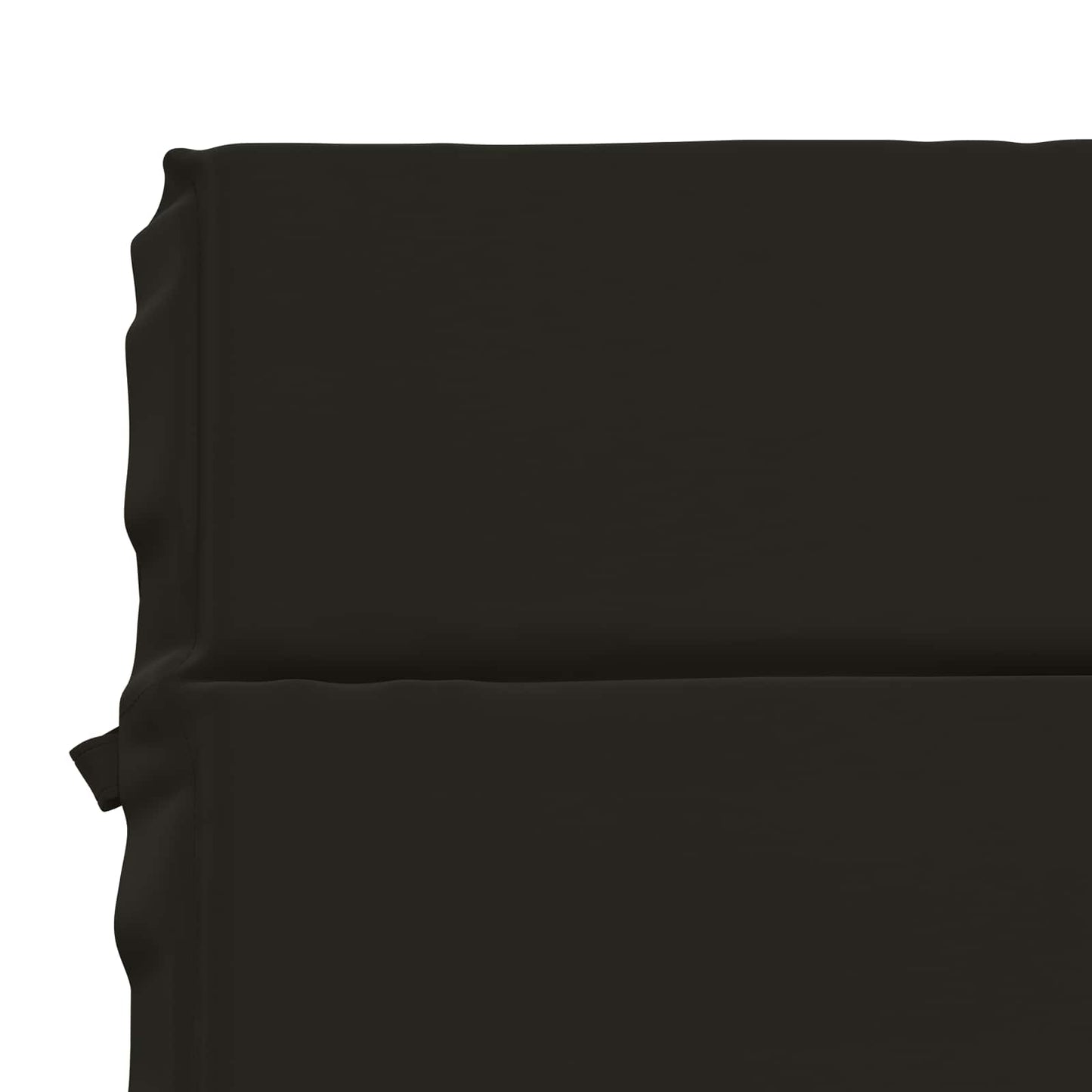 Sunlounger Cushion GEMERT 100% Polyester Black 200 x 80 x 3 cm